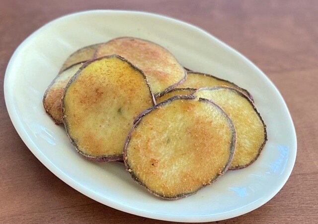 ノンオイルのヘルシーおやつ オーブンで簡単に作れる さつまいもチップス Michill Bygmo ミチル