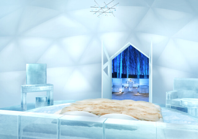 これ何でできてると思う？1日1組限定！幻想的なホテルを独り占めできる特別体験