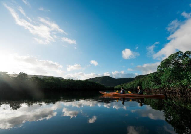 早朝の絶景を独り占め♡世界遺産の島でたのしむ特別アクティビティ