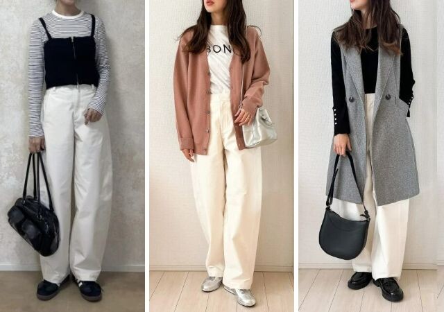 ユニクロのワイドパンツ1回はいてみ！ラクなのに可愛いってありがたい♡着回しコーデ5選
