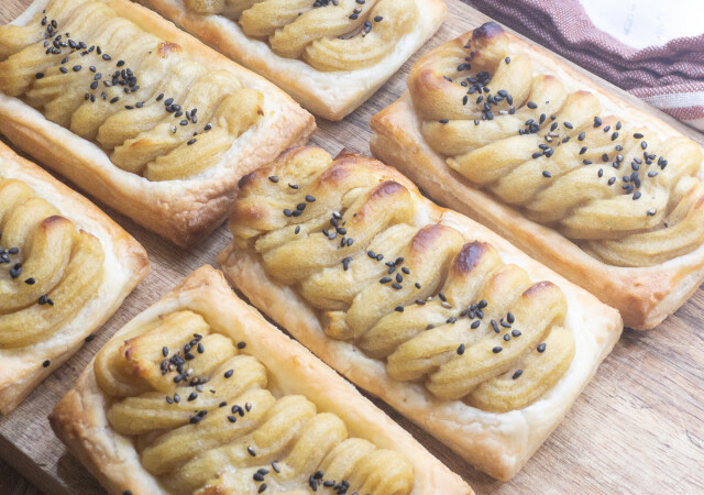 お菓子作り初心者さんも簡単にできる！冷凍パイシートで簡単すぎるスイートポテトパイのレシピ