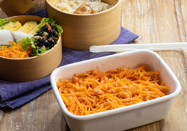 「にんじんレシピの最適解はこれだった！」「レンジで簡単なのに美味しい！」人参の明太子和え