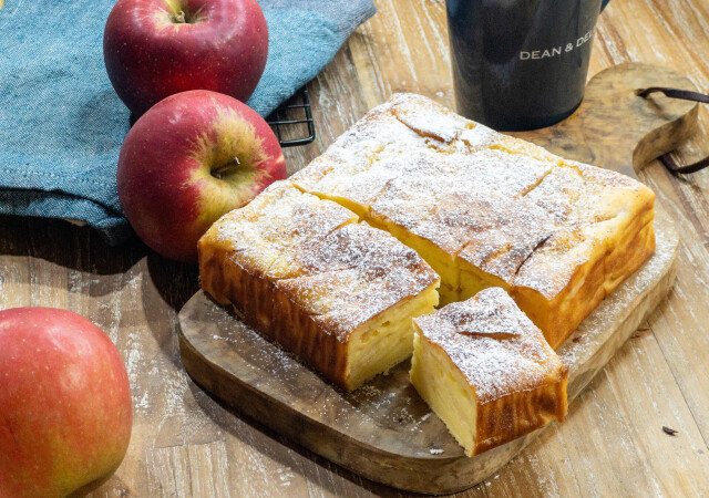 「りんごのいちばん美味しい食べ方かもしれん…！」混ぜて焼くだけ！ヨーグルトポムポムのレシピ