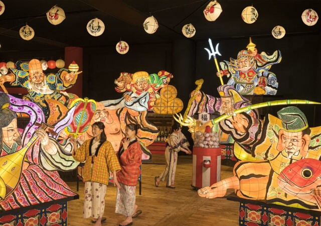 冬の青森で運気アップ！迫力のねぶた七福神と巨大紙相撲で盛り上がる開運イベント開催♡