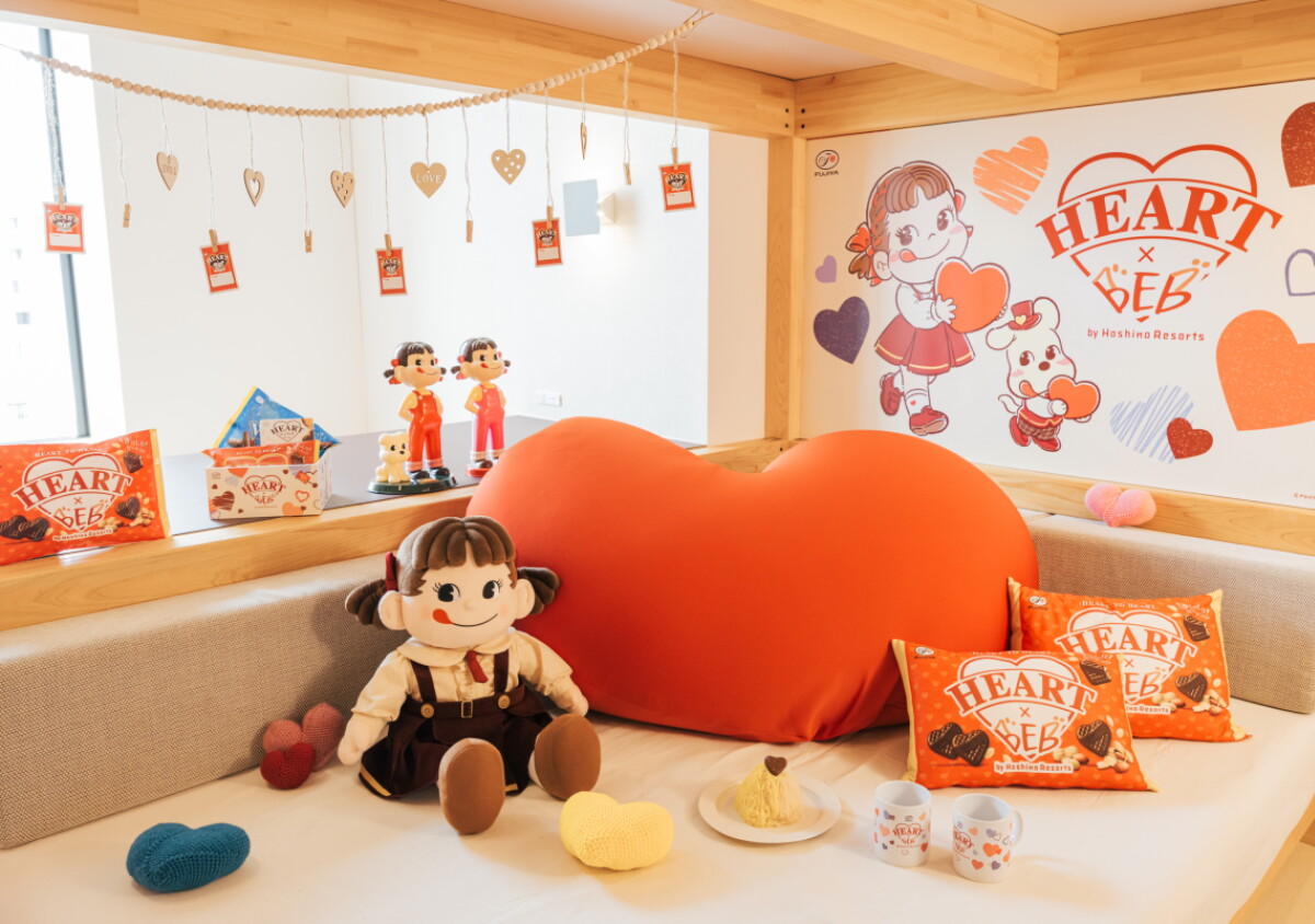 どこを撮っても映え確定♡ペコちゃん×ハートチョコのコラボルーム＆限定スイーツ