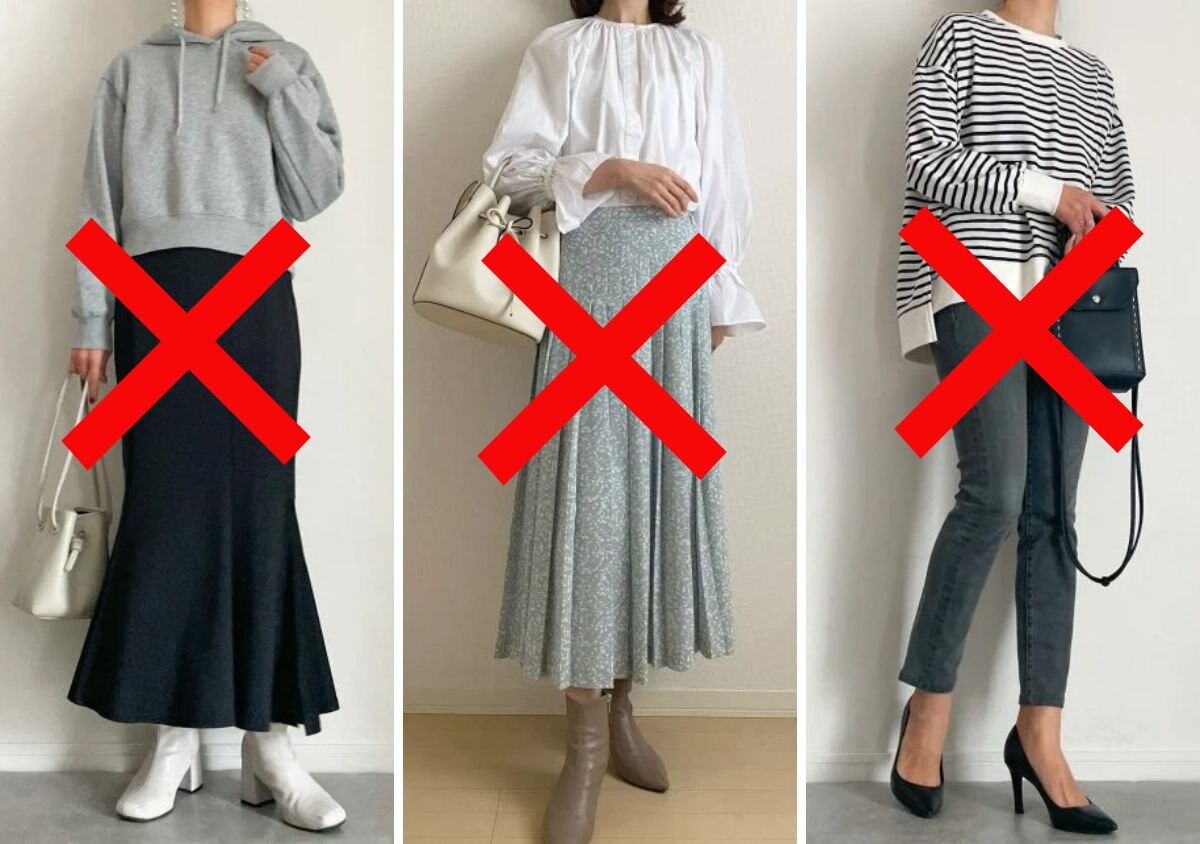 垢抜けたいなら絶対やめて！大人女子の正解はコレ♡春トップスのやりがちNG＆こなれOKコーデ