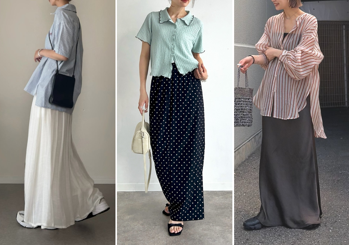 大人の夏コーデは「ロングスカート」があればいい♡真似するだけでサマ見え！お手本スタイル5選