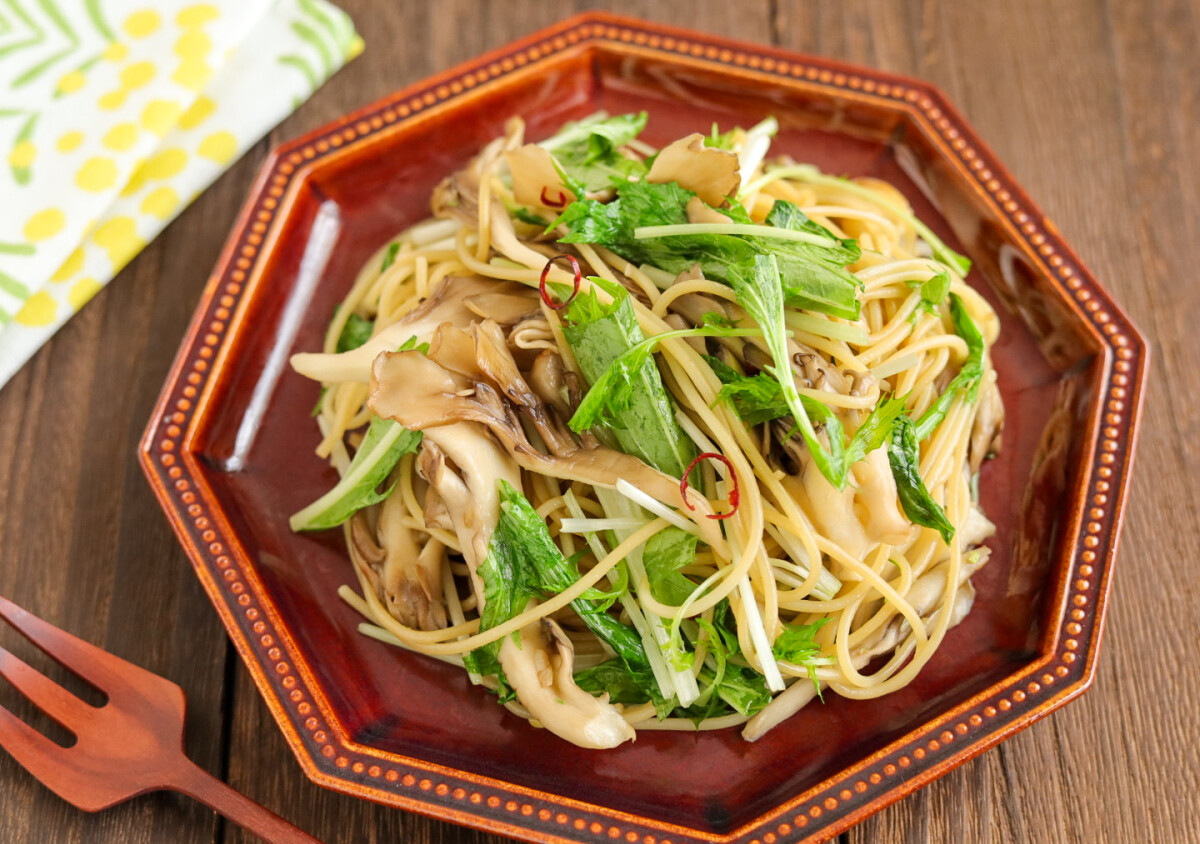 平野レミさんの簡単まいたけパスタ作ってみたら、本当に「超うまいったけ！」だった！