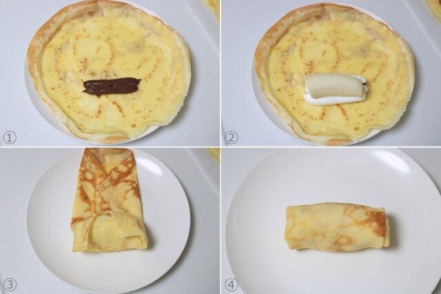 これぞ王道 チョコ バナナ 生クリームで定番の美味しさ 丸ごとバナナの生チョコクレープ Michill ミチル